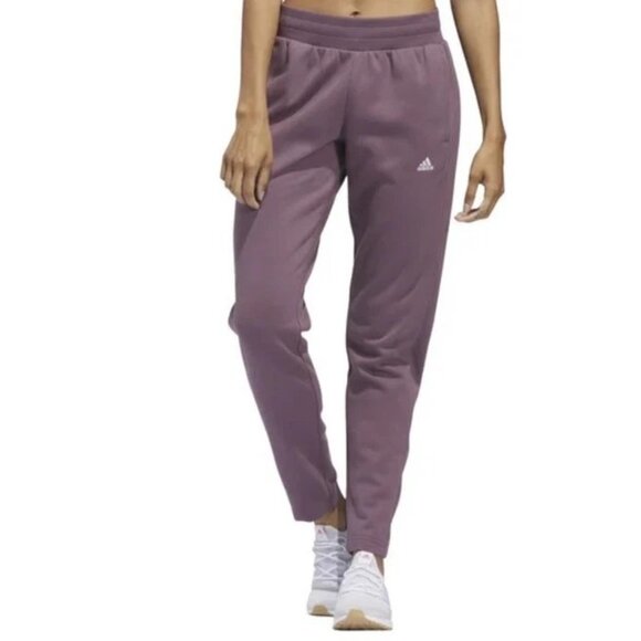 Adidas Women's Size M Jogger Pants Mauve - Picture 1 of 9